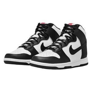 Women’s Nike Dunk High Retro Panda Black White New Size 8 Basketball Shoe Sneake